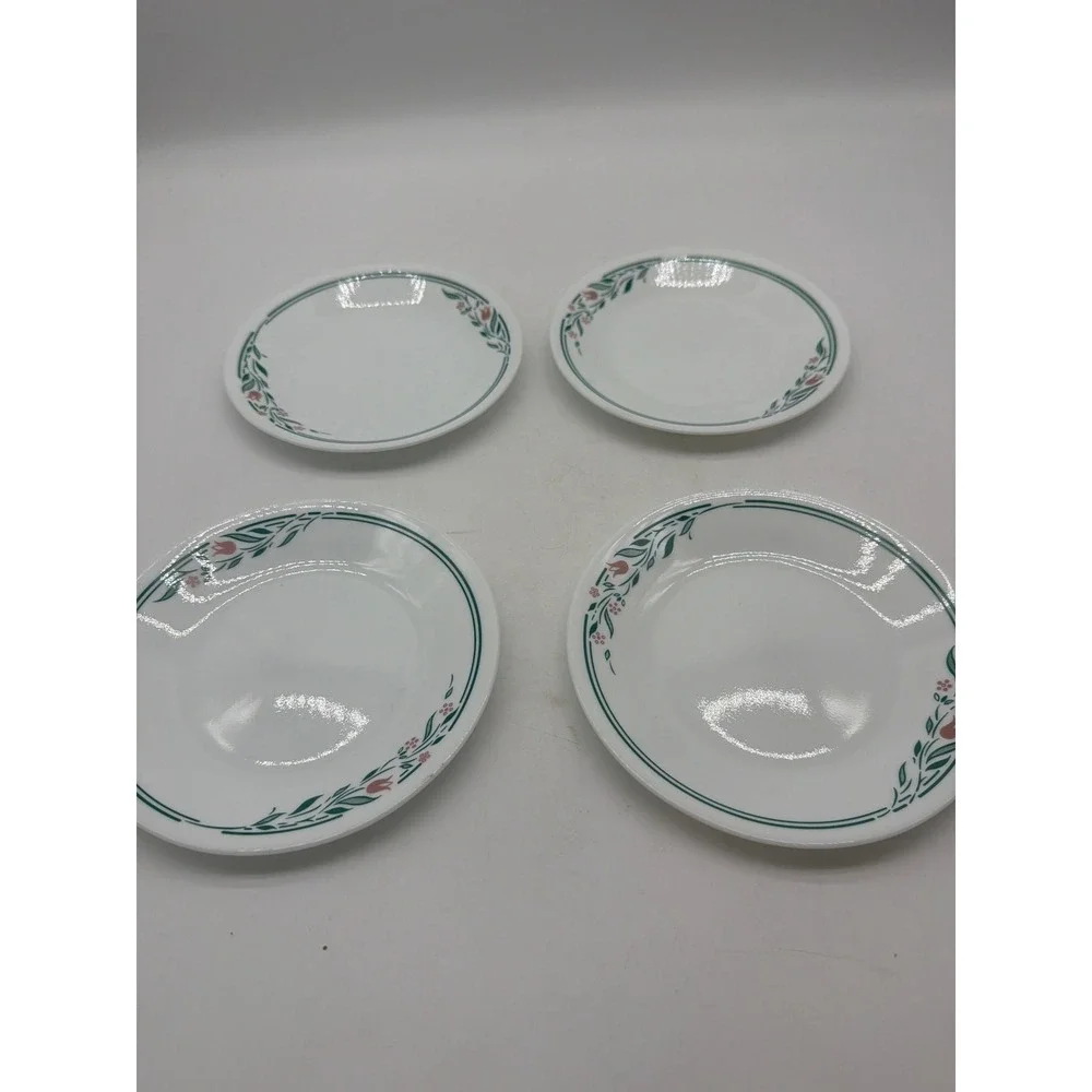 4 Corelle ROSEMARIE Bread‎ Dessert Plates 7